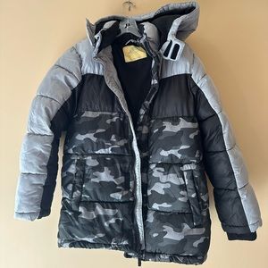Grey and black Jacket ThereAbouts size L (14/16) kids